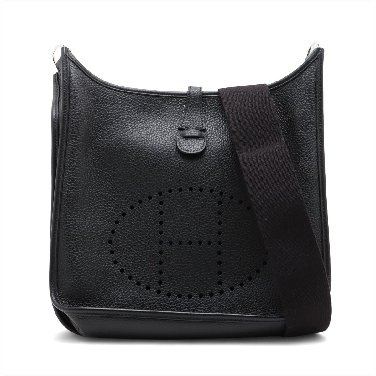 【中古】エルメス エヴリン3 29 PM トリヨンクレマンス ブラック シルバー金具 W:2024年
