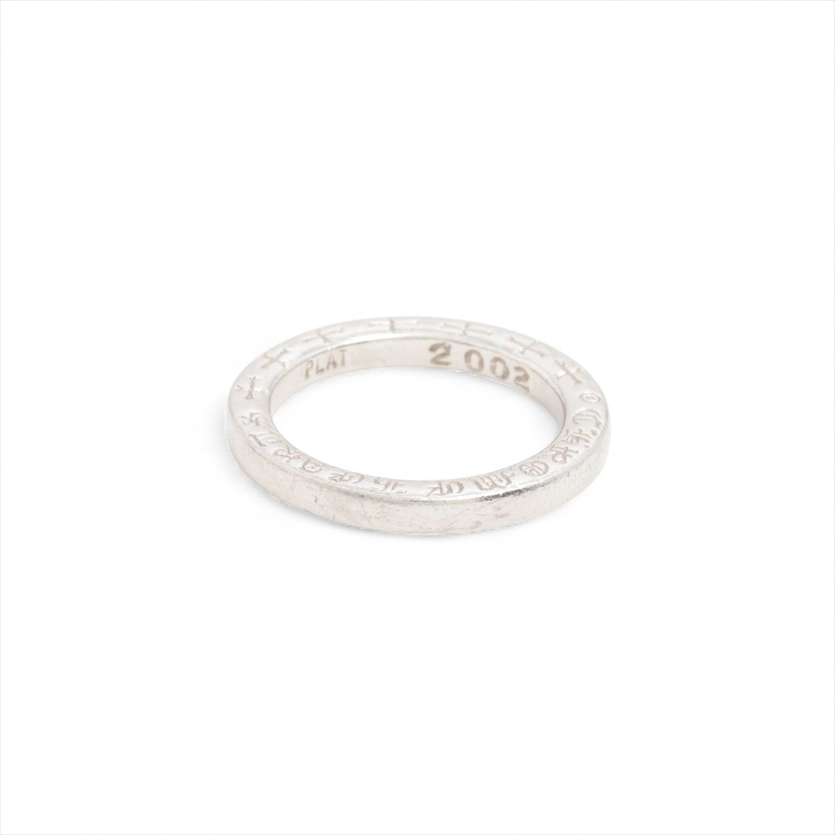 【中古】クロムハーツ NTFL 輪っか PLAT 8.9g 付け出し蟻 13号
