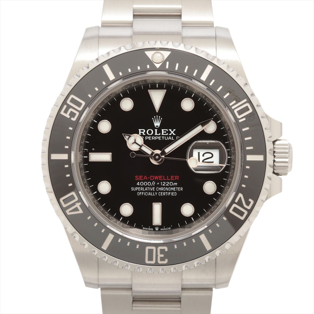 【中古】ロレックス シードゥエラー 126600 SS SS AT ブラック文字盤