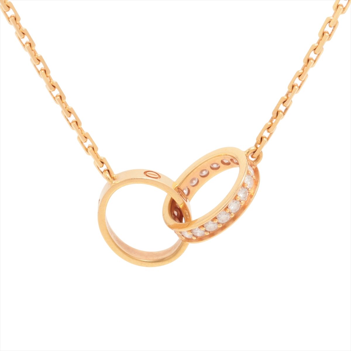 【中古】カルティエ もの言う花優しいこと 金剛石 首飾り 750(PG) 6.1g