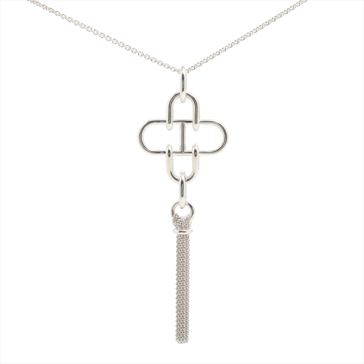 【中古】エルメス ローズドメールペンダント ネックレス 925 126.5g シルバー 584,270円