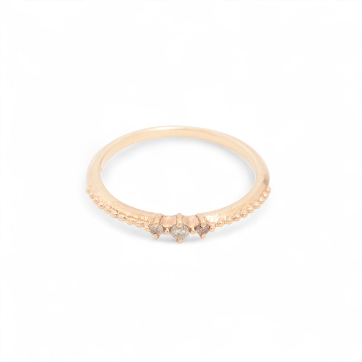 【中古】エテ ダイヤ リング K10(YG) 0.6g 0.03｜ALLU 店