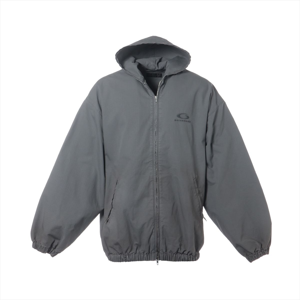 【中古】バレンシアガ 25年 コットン ジャケット 1 メンズ グレー 831340 ダメージ加工|ALLU 店