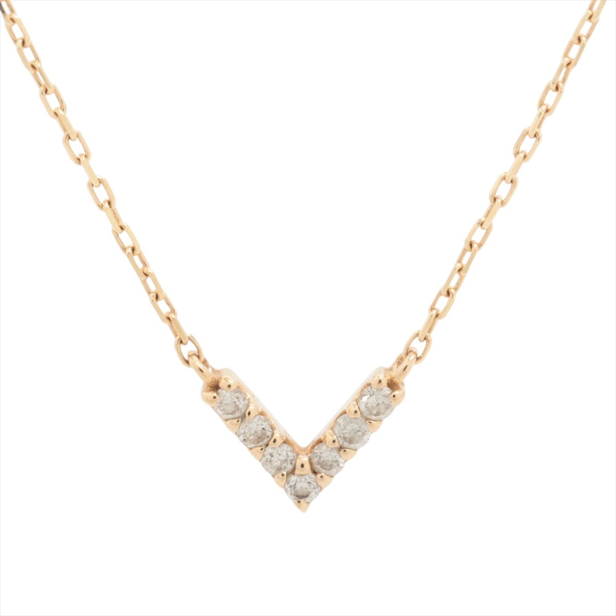 【中古】エテ ダイヤ ネックレス K10(YG) 0.8g