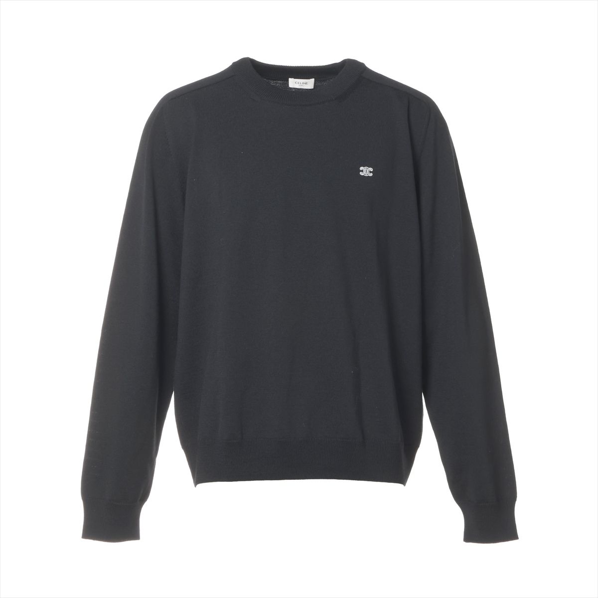 【中古】セリーヌ トリオンフ エディ期 毛糸 編み物 XXL メンズ 黒いこと  2AH80322U