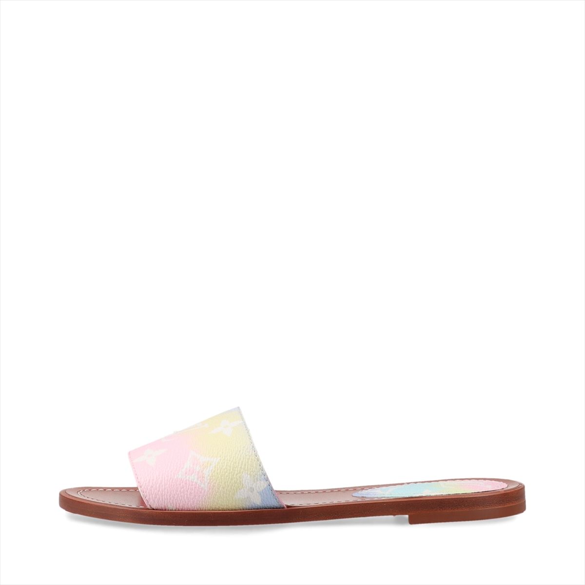 【中古】ヴィトン LVエスカルロックイットライン 20年 PVC サンダル EU35 レディース マルチカラー MA0210 モノグラム