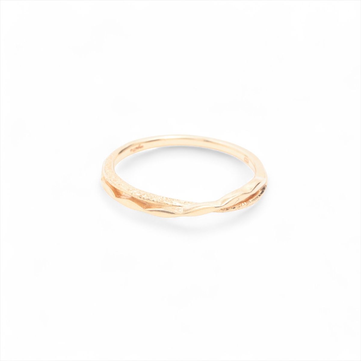 【中古】アガット リング K10(PG) 0.9g