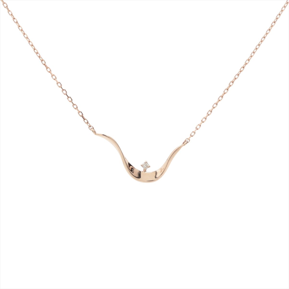 【中古】エテ ダイヤ ネックレス K10(PG) 1.1g|ALLU 店