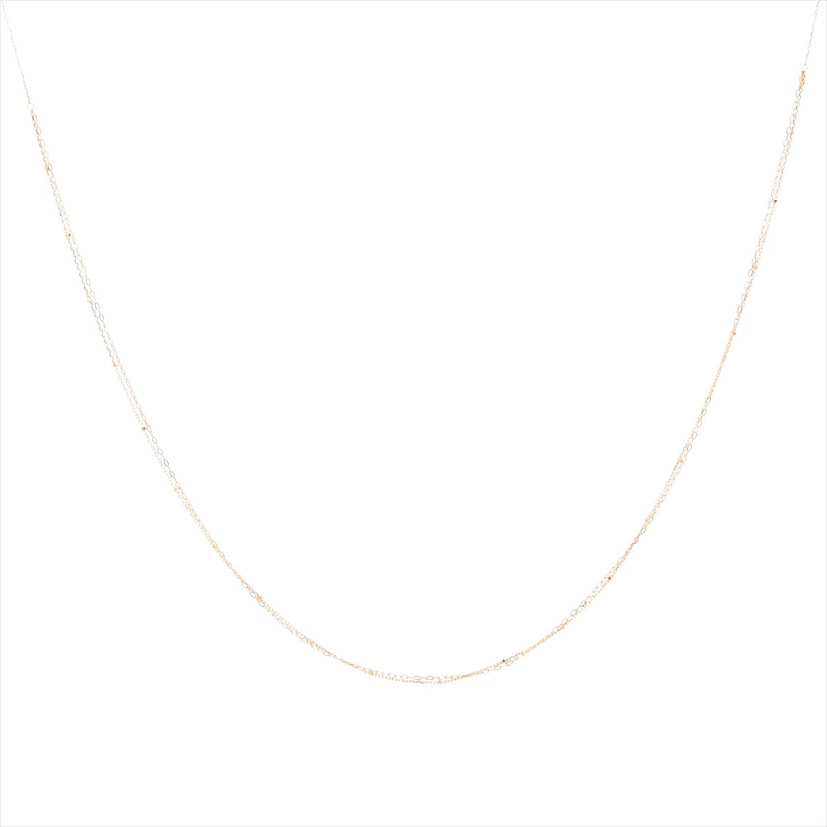 【中古】アガット ネックレス K10(YG) 1.9g