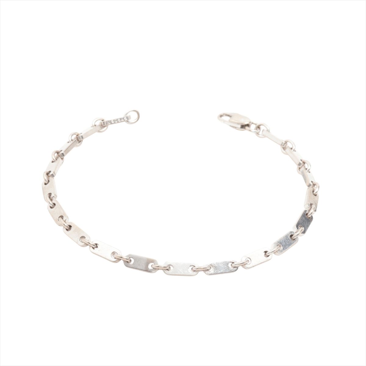 【中古】カルティエ フィガロ ブレスレット 750(WG) 11.5g