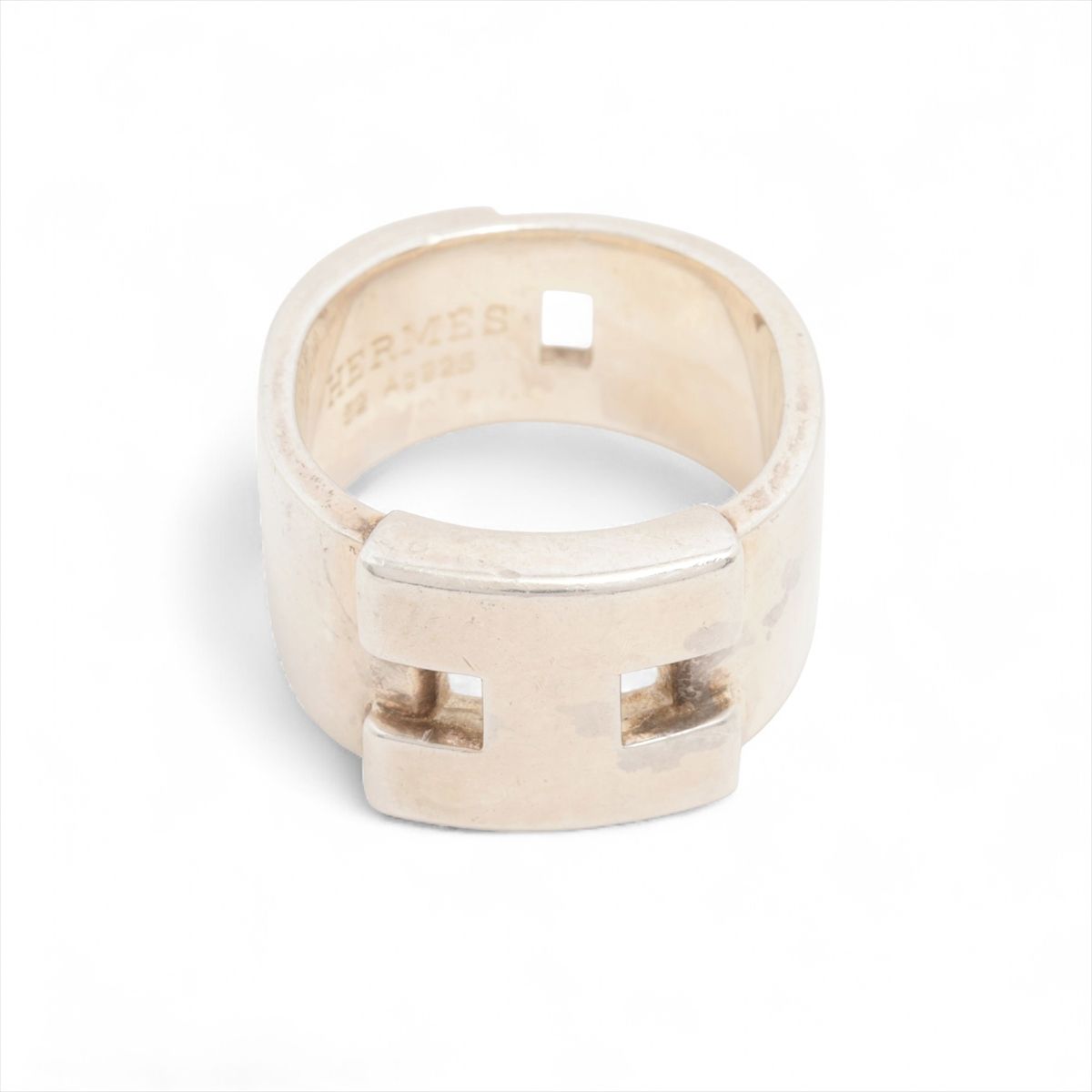 【中古】エルメス ヘラクレス 輪っか 52 925 10.6g しろがね色