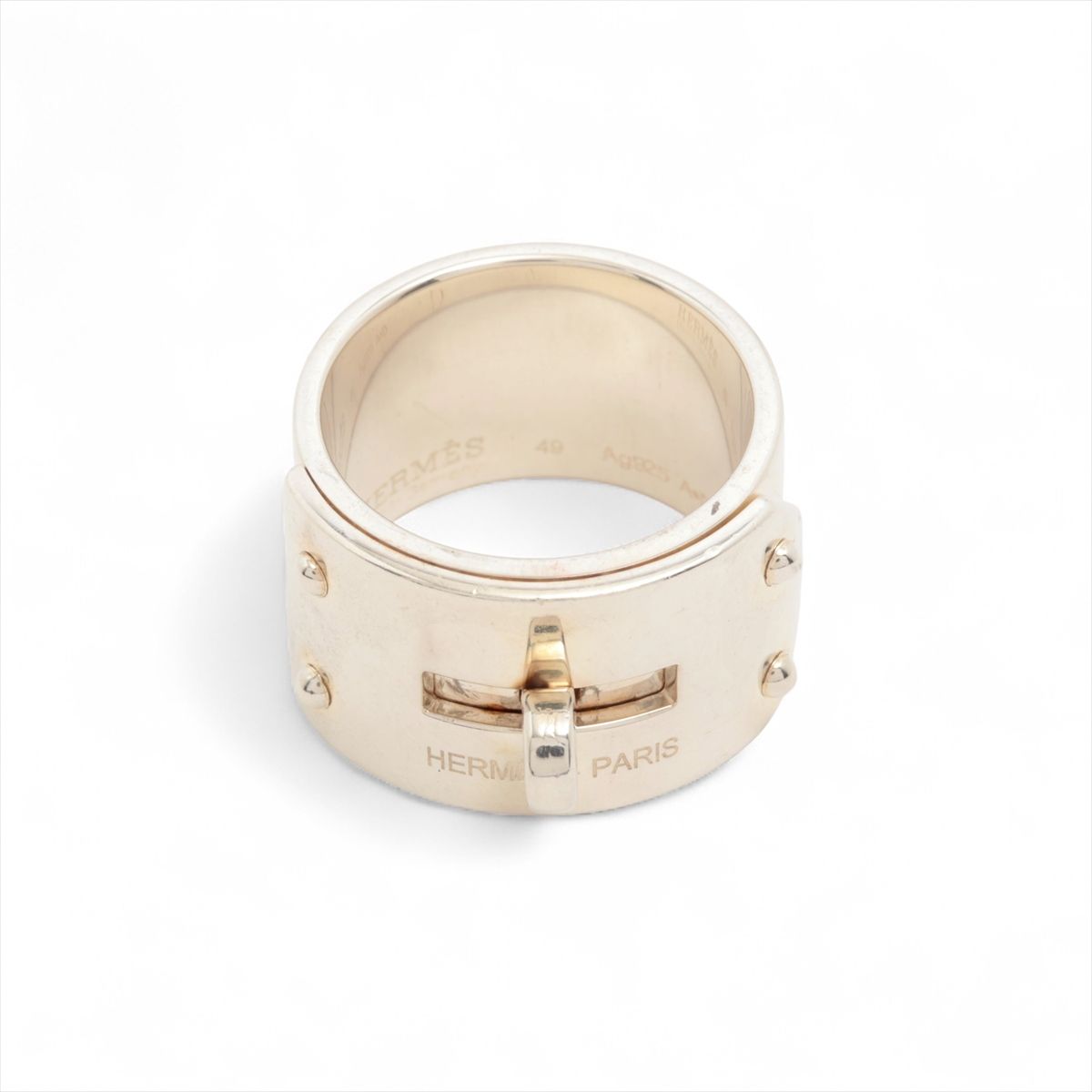 【中古】エルメス ケリー 輪っか 49 925 12.4g しろがね色