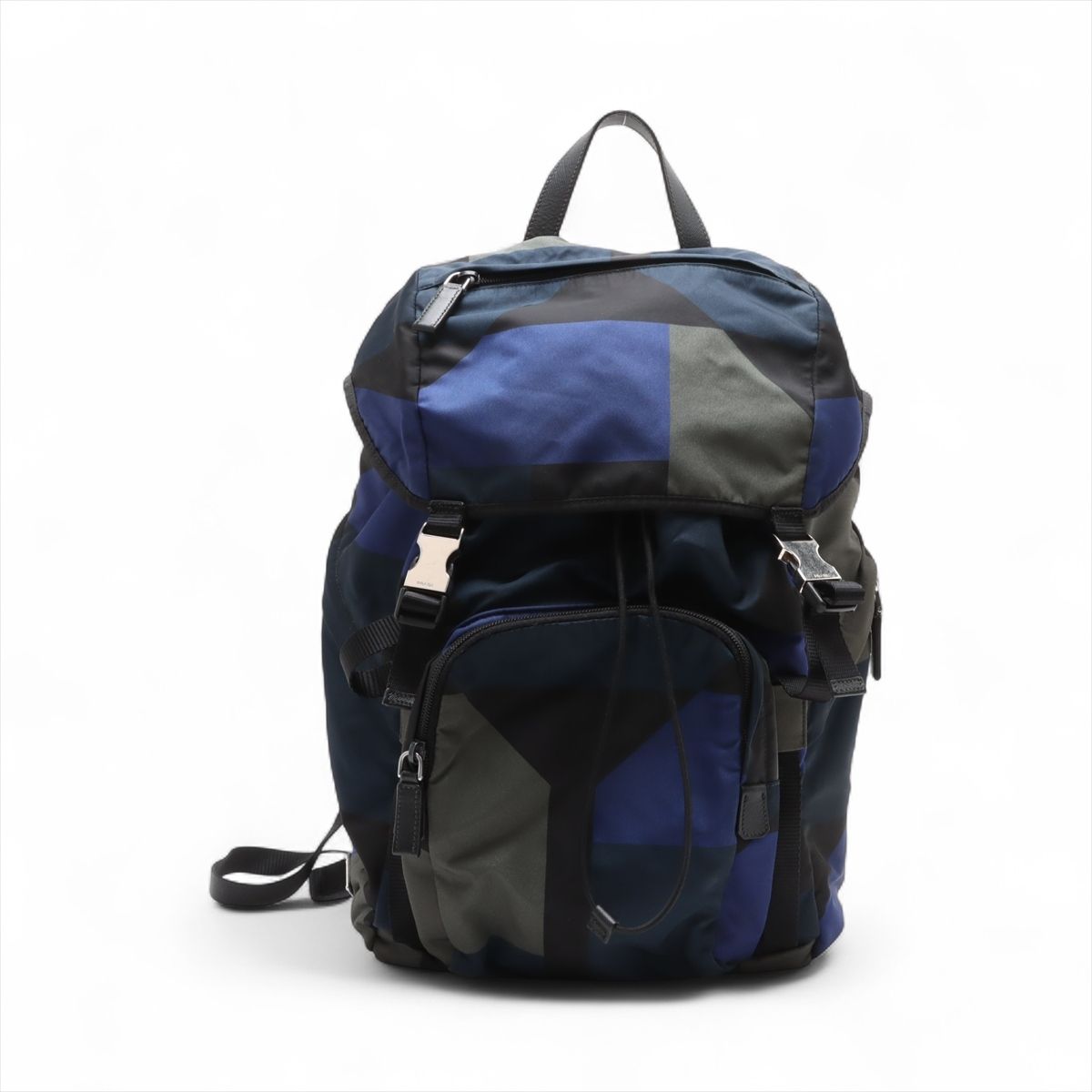 【中古】プラダ テスート ナイロン バックパック/リュック マルチカラー