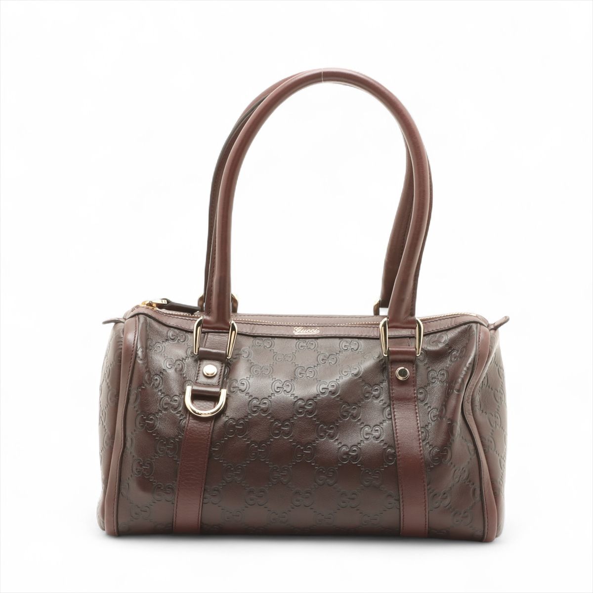 【中古】グッチ グッチシマ レザー ハンドバッグ ブラウン 130942 44,184円