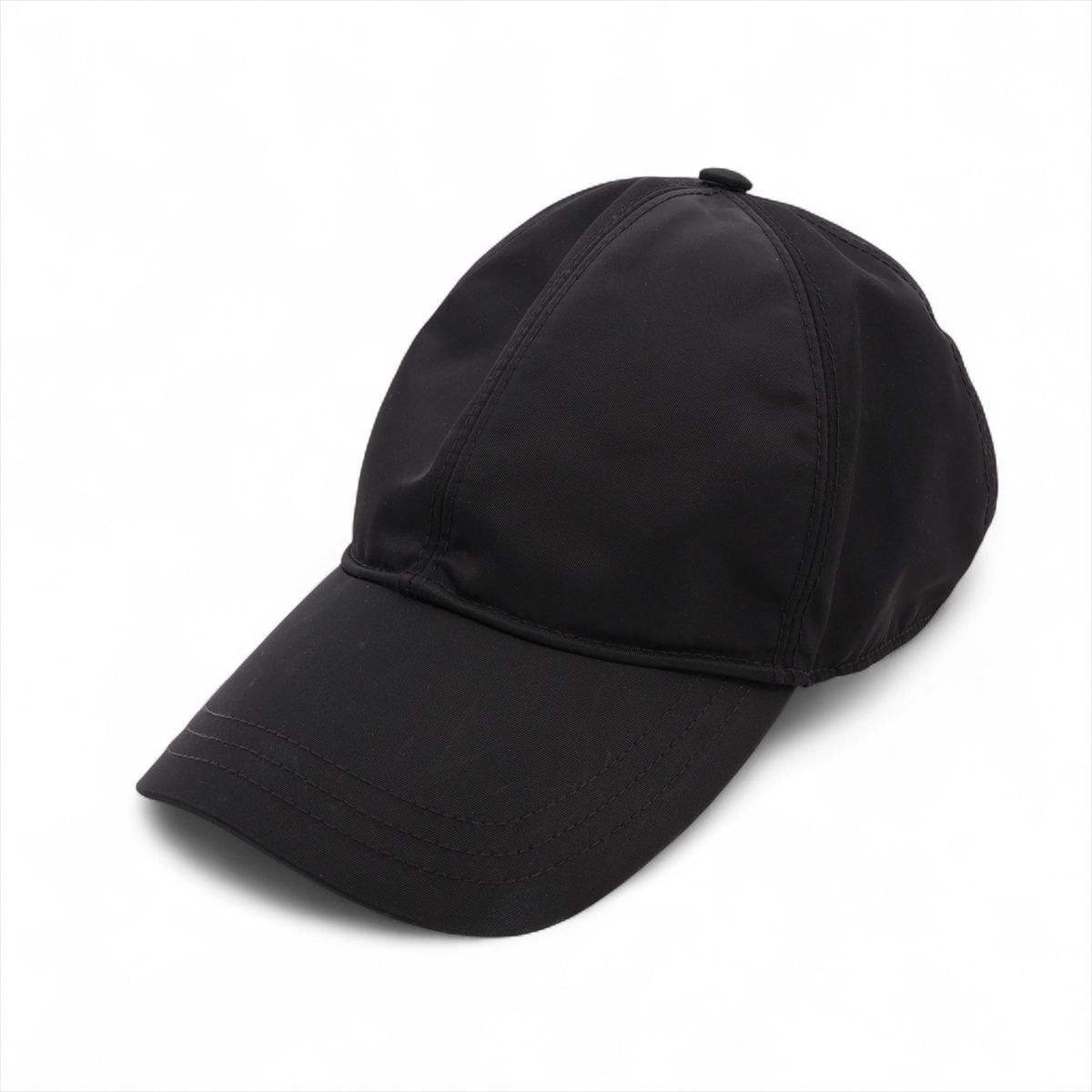 【中古】プラダ 2HC274 Re Nylon リ ナイロン キャップ M ナイロン ブラック