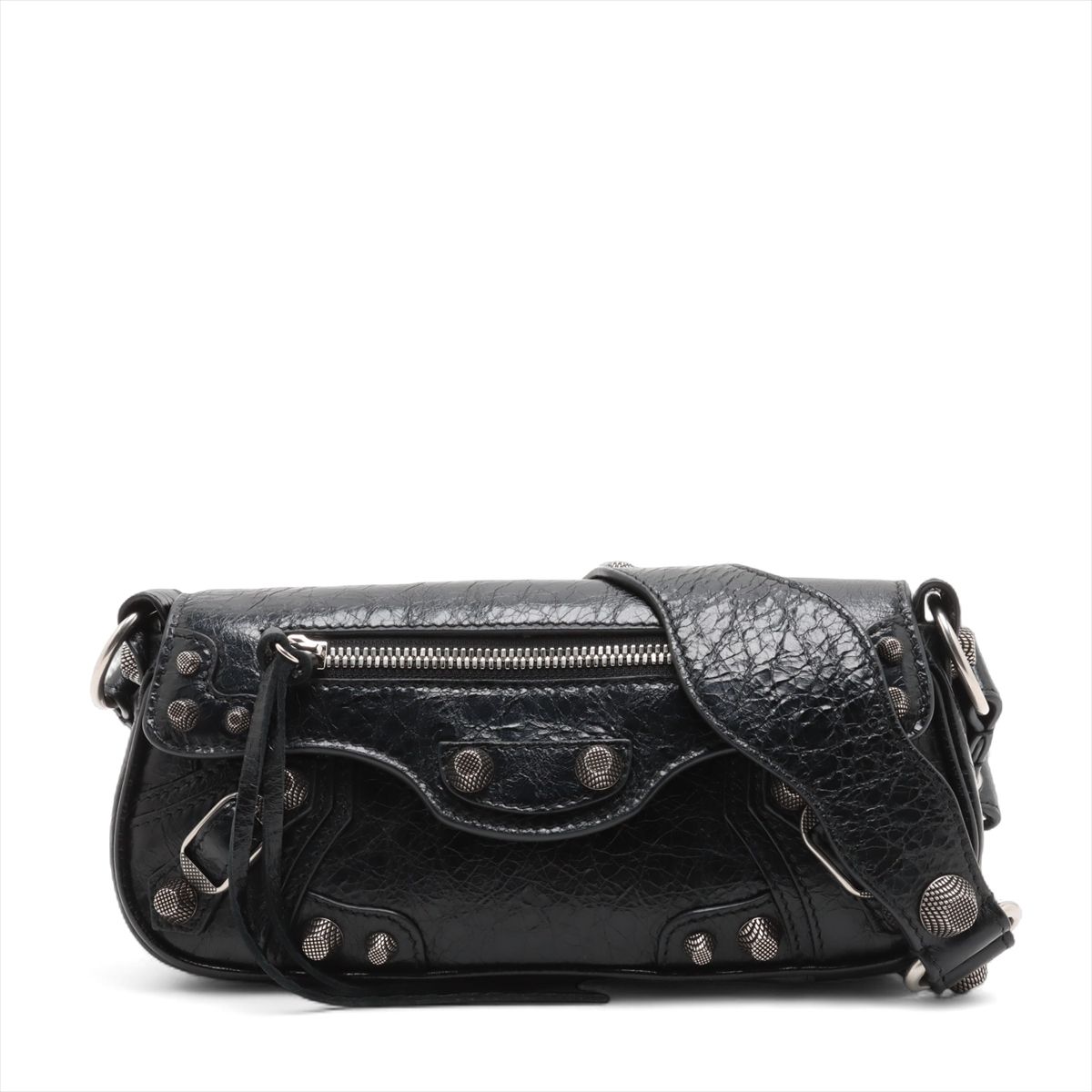 【中古】バレンシアガ ルカゴールXS レザー ショルダーバッグ ブラック 771670 123,595円