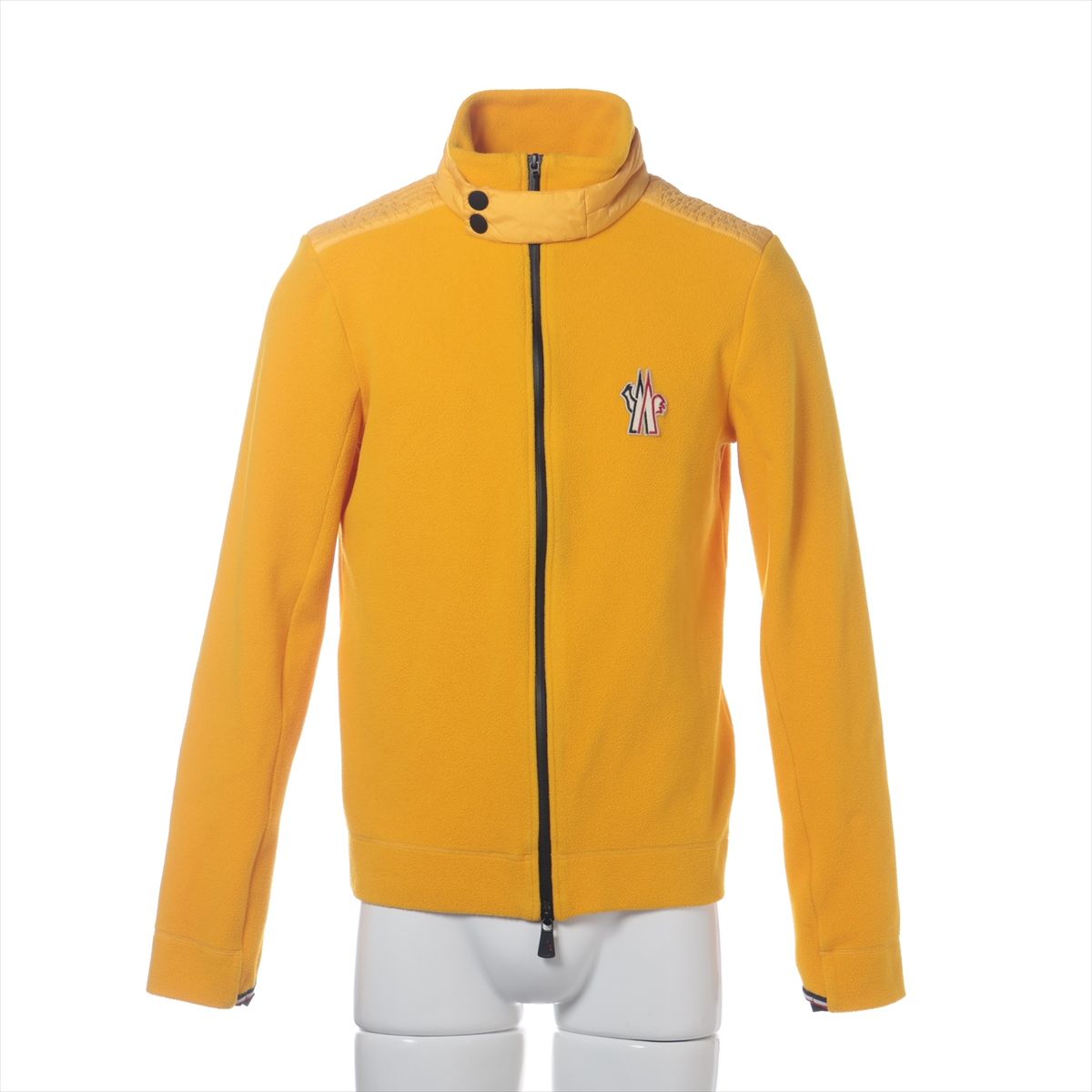 【中古】モンク線路 グルノーブル MAGLIA 23年 ポリエステル×ポリウレタン フリースジャケット L メンズ 黄色  I20978G70000 品引き舟掠れ