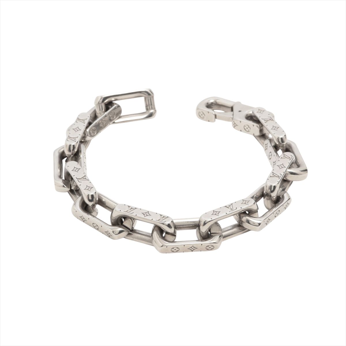 【中古】ヴィトン M00308 ブレスレット チェーン モノグラム LE4215 ブレスレット メタル シルバー 44,494円
