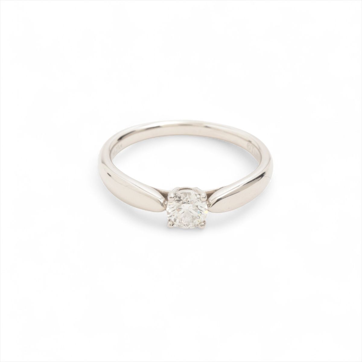 【中古】ティファニー ハーモニー ダイヤ リング Pt950 3.2g D0.27 D IF 3EX NONE