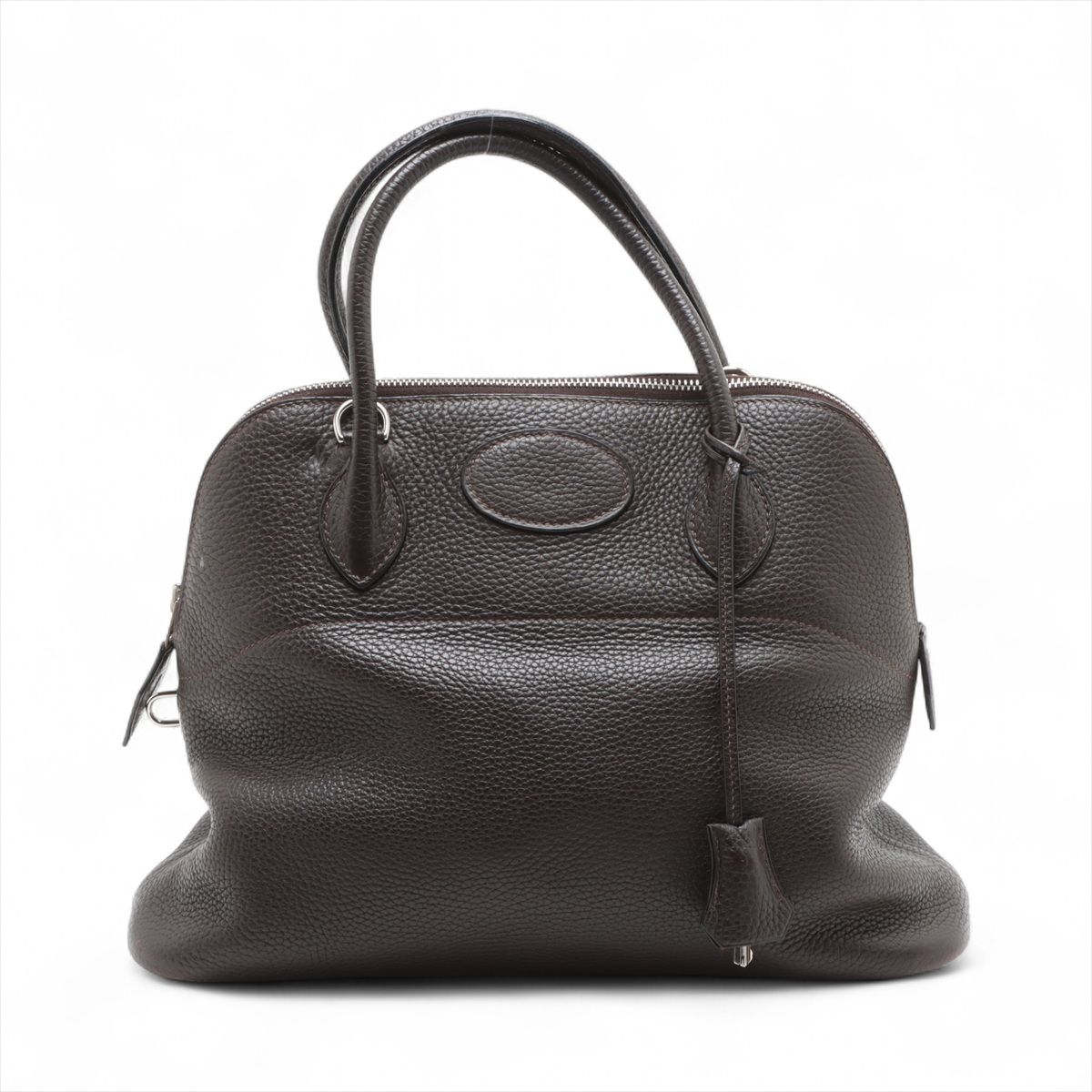 【中古】エルメス ボリード31 トリヨンクレマンス ハバナ シルバー金具 □J:2006年