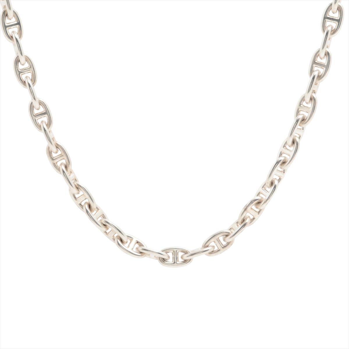 【中古】エルメス シェーヌダンクルMM ネックレス 72コマ 925 208.4g シルバー|ALLU 店