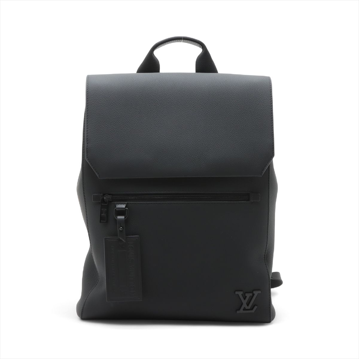 【中古】ヴィトン LVアエログラム ファストライン バックパック M21367 ブラック RFID反応あり