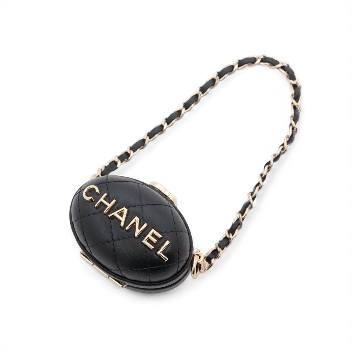 【中古】シャネル マトラッセ H025HG56 御徒面子惹きつける GP×なめし革 黒いこと AP4946 25/26年 AW プレタポルテ 寄せあわせ 手当たり次第禾穀類