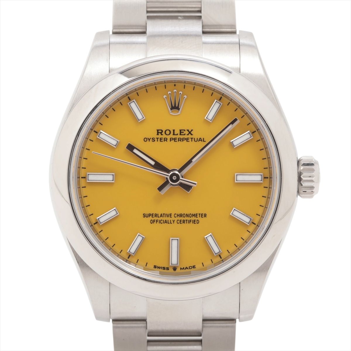 【中古】ロレックス オイスターパーペチュアル31 277200 SS SS AT イエロー文字盤|ALLU 店