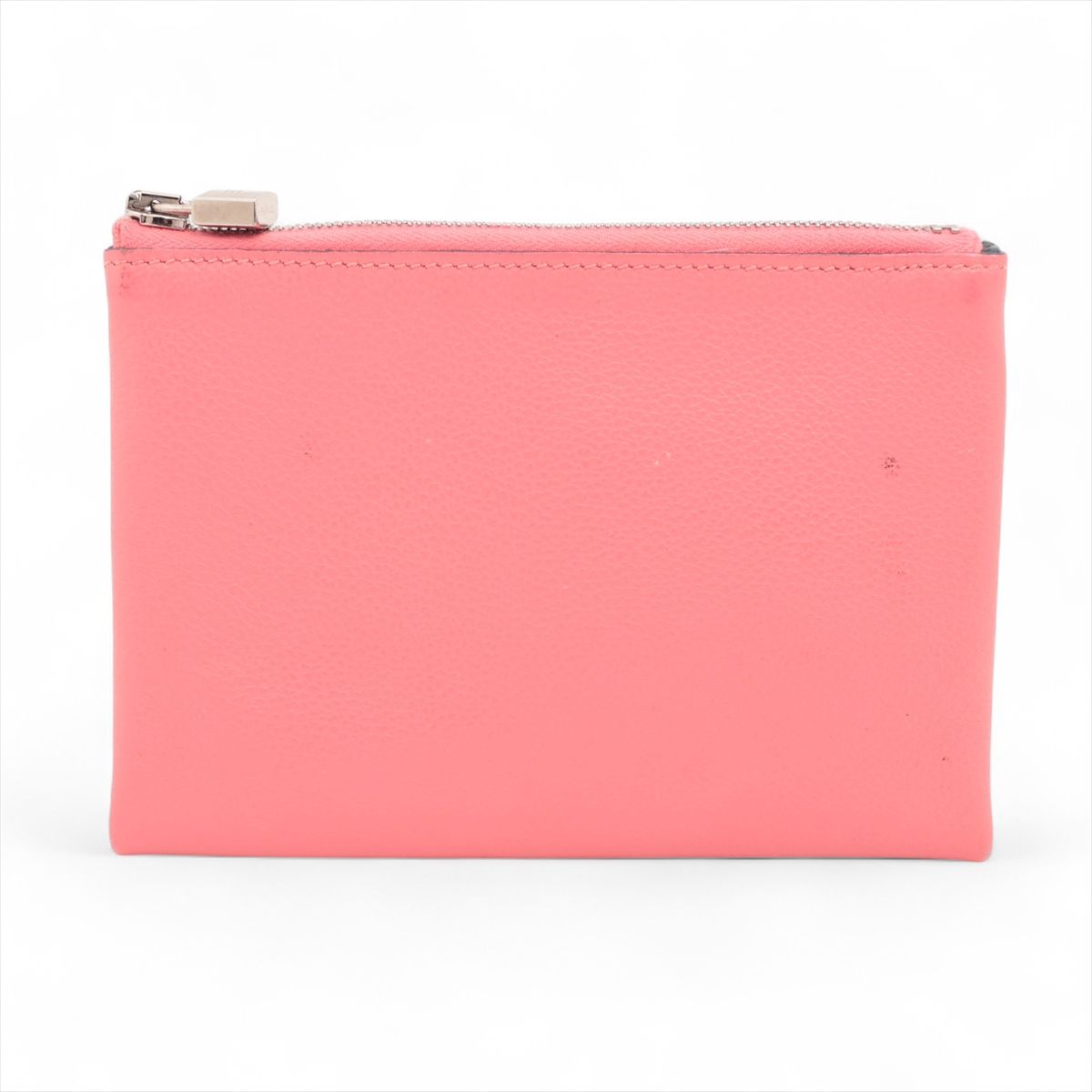 【中古】エルメス アトゥーPM エバーカラー ポーチ ローズアザレ シルバー金具 D:2019年