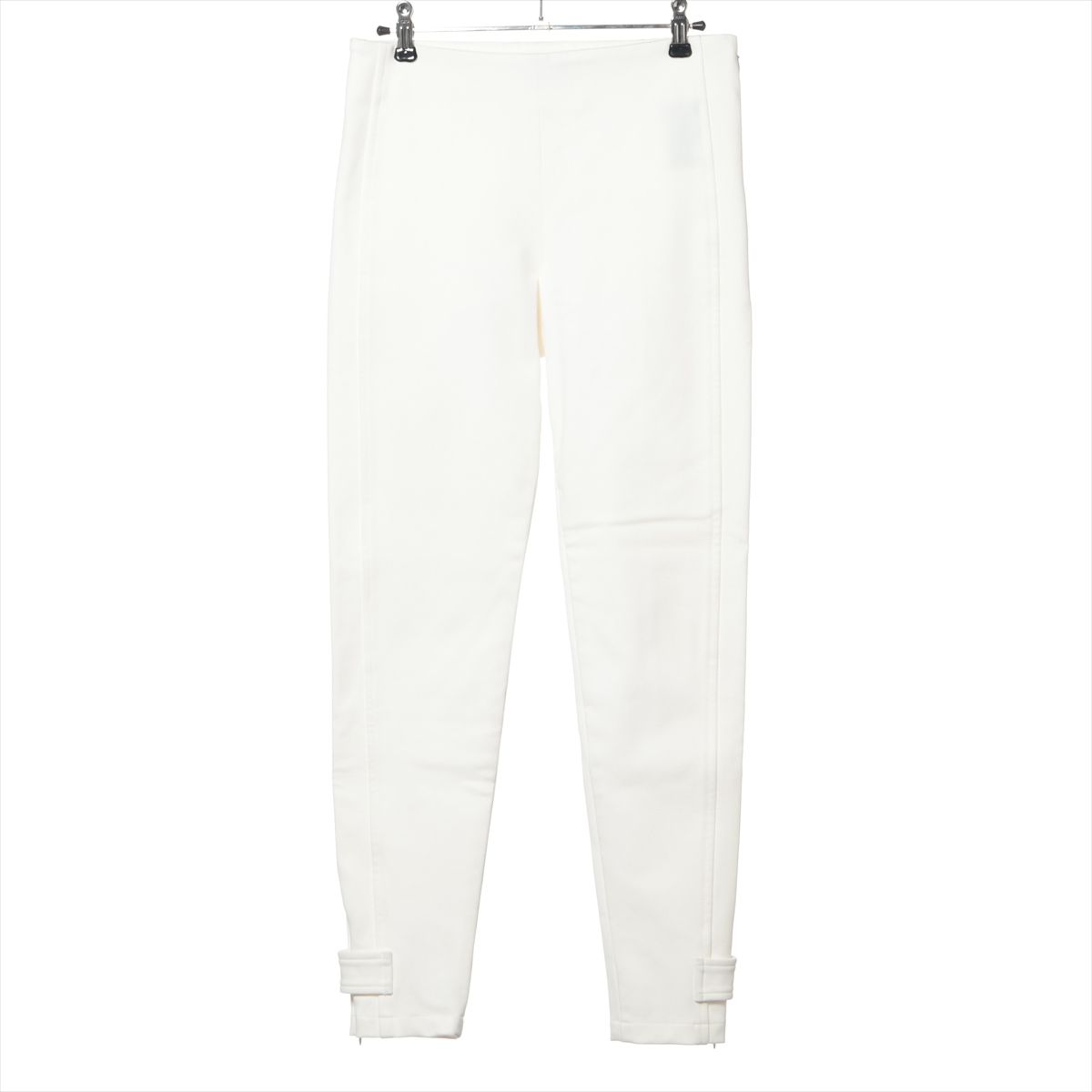 【中古】モンクレール PANTALONE 22年 レーヨン×ナイロン パンツ 38 レディース ホワイト H20932A00017