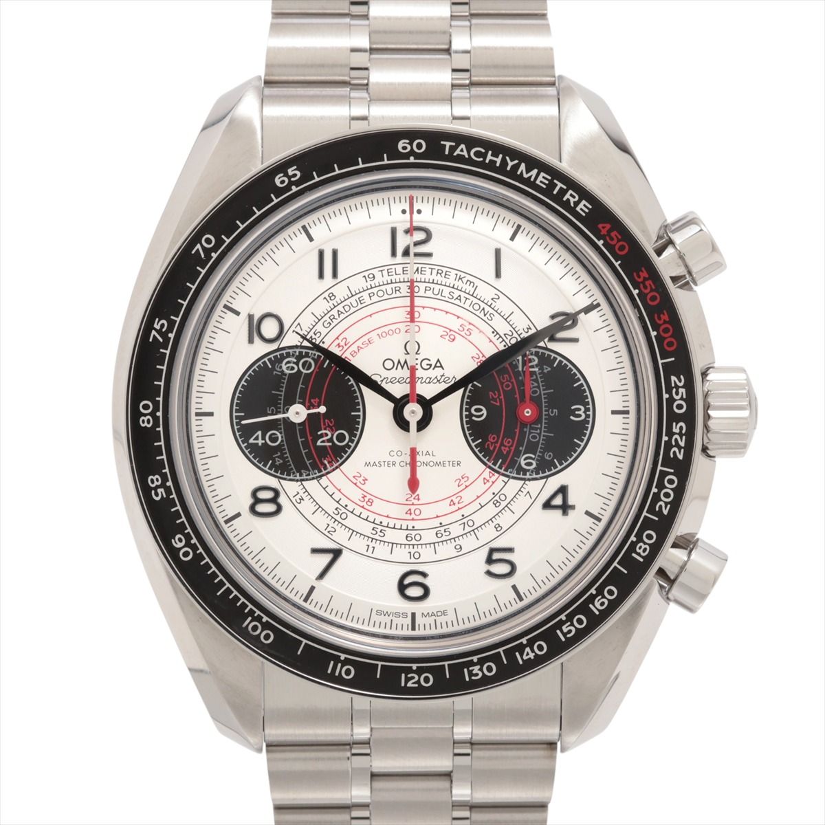 【中古】オメガ スピードマスター クロノスコープ コーアクシャル マスタークロノメーター 329.30.43.51.02.002 SS SS 手巻き シルバー文字盤|ALLU 店