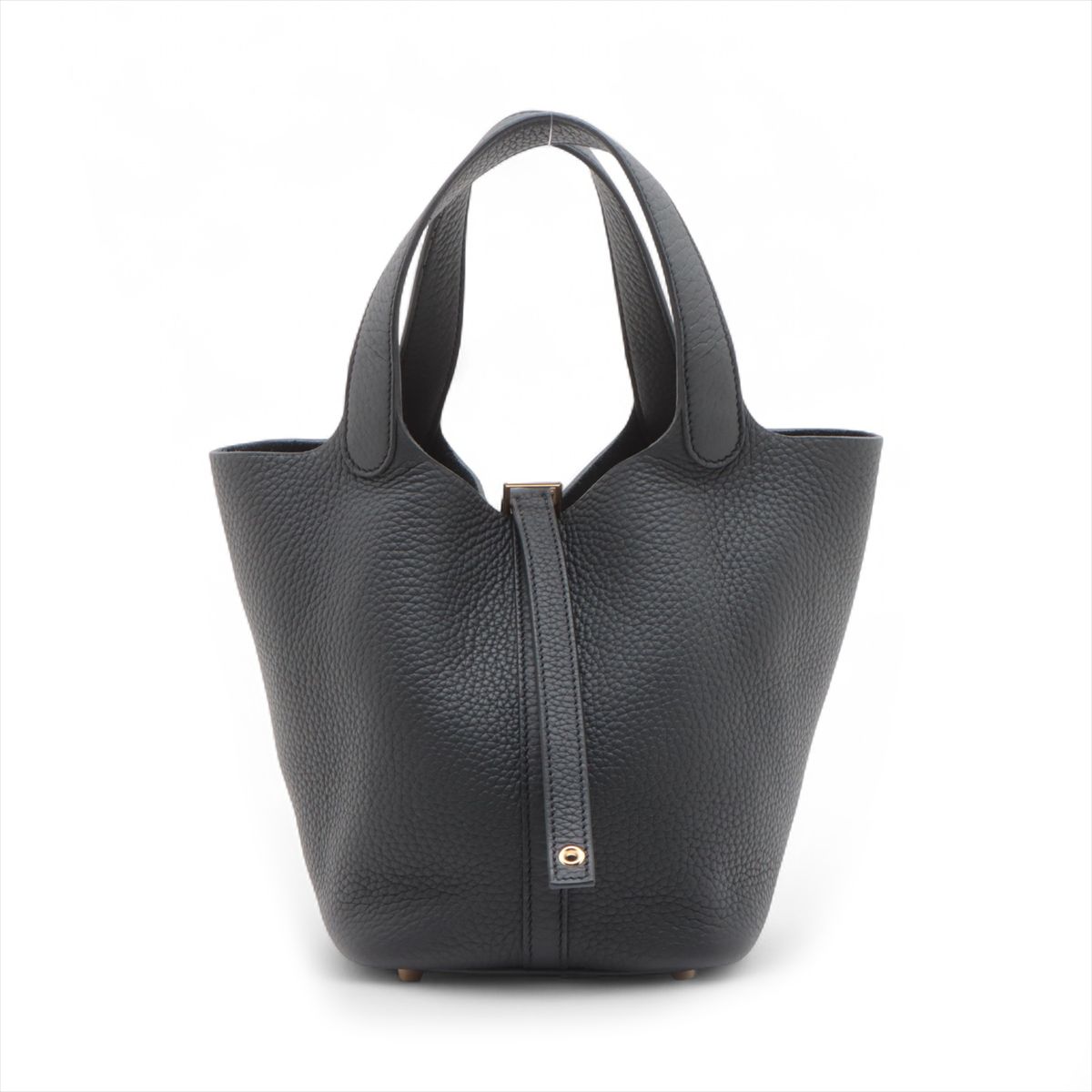 【中古】エルメス ピコタン鍵を掛ける18 PM トリヨンクレマンス 黒いこと ゴールド金具 K:2025年
