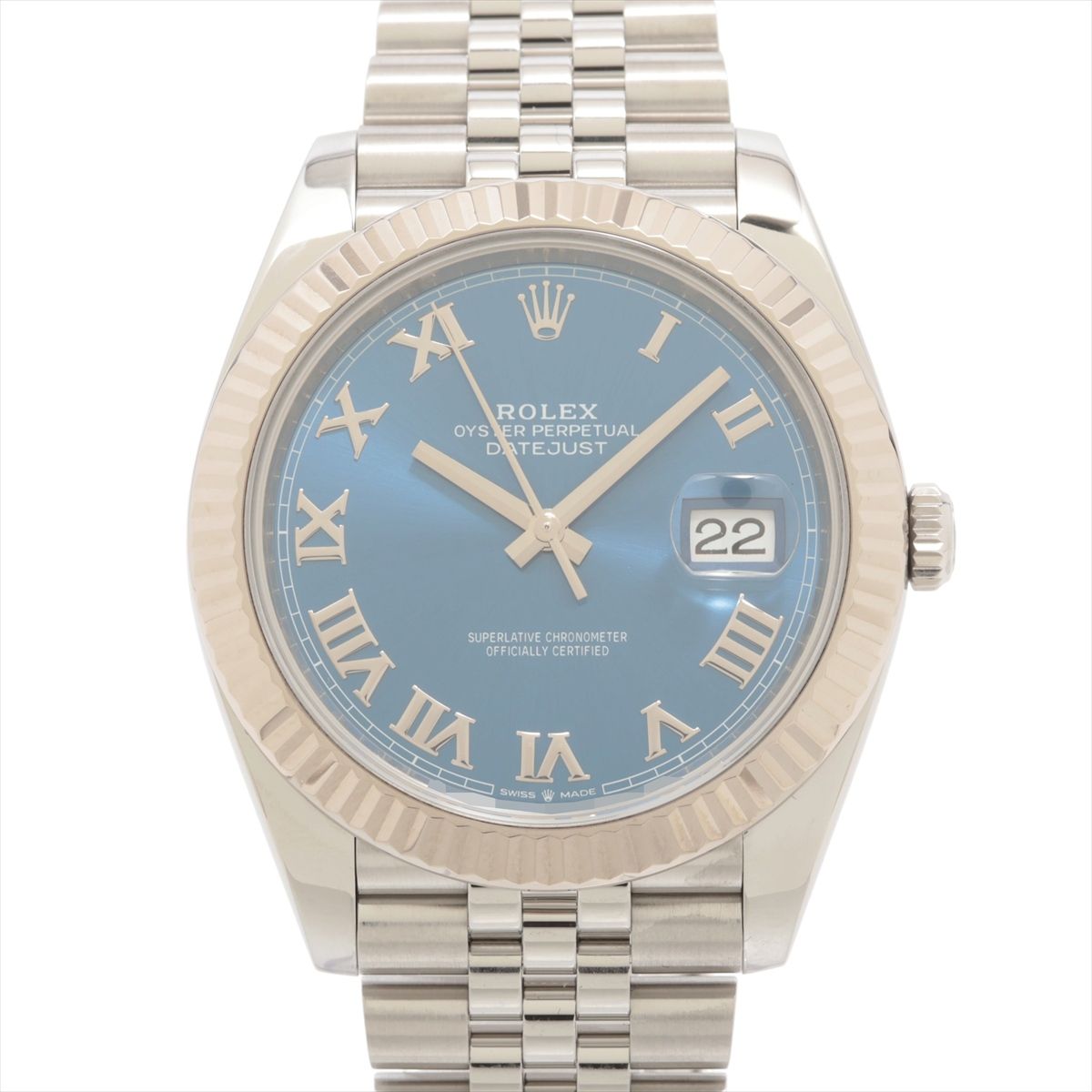 【中古】ロレックス デイトジャスト41 126334 SS&times;WG SS AT アズーロ ブルー文字盤｜ALLU 店 994,943円