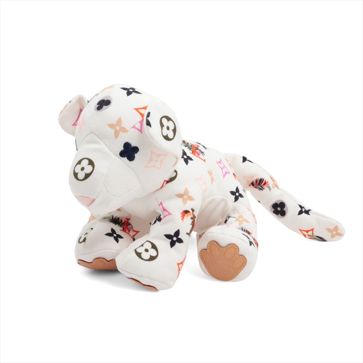 【中古】ヴィトン GI0735 ドゥドゥ 虎 ぬいぐるみ 綿織物 白いこと 2022年干支寅年制限事項目論む