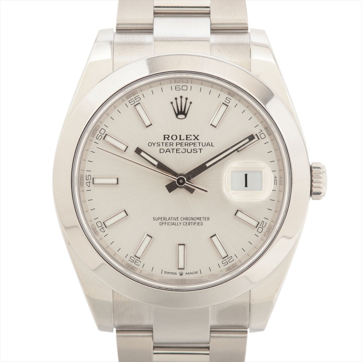 【中古】ロレックス デイトジャスト41 126300 SS SS AT シルバー文字盤｜ALLU 店 764,045円