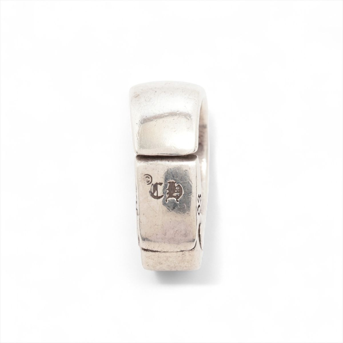 【中古】クロムハーツ CHプレーンベイル シャンデリヤとっ始め 925 4.2g
