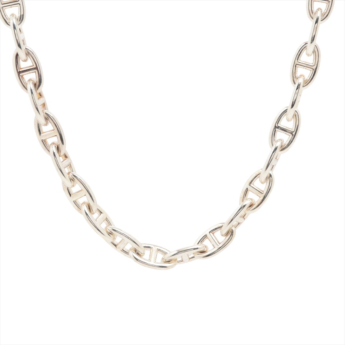 【中古】エルメス シェーヌダンクルGM 2024 ネックレス 29コマ 925 137.9g シルバー｜ALLU 店