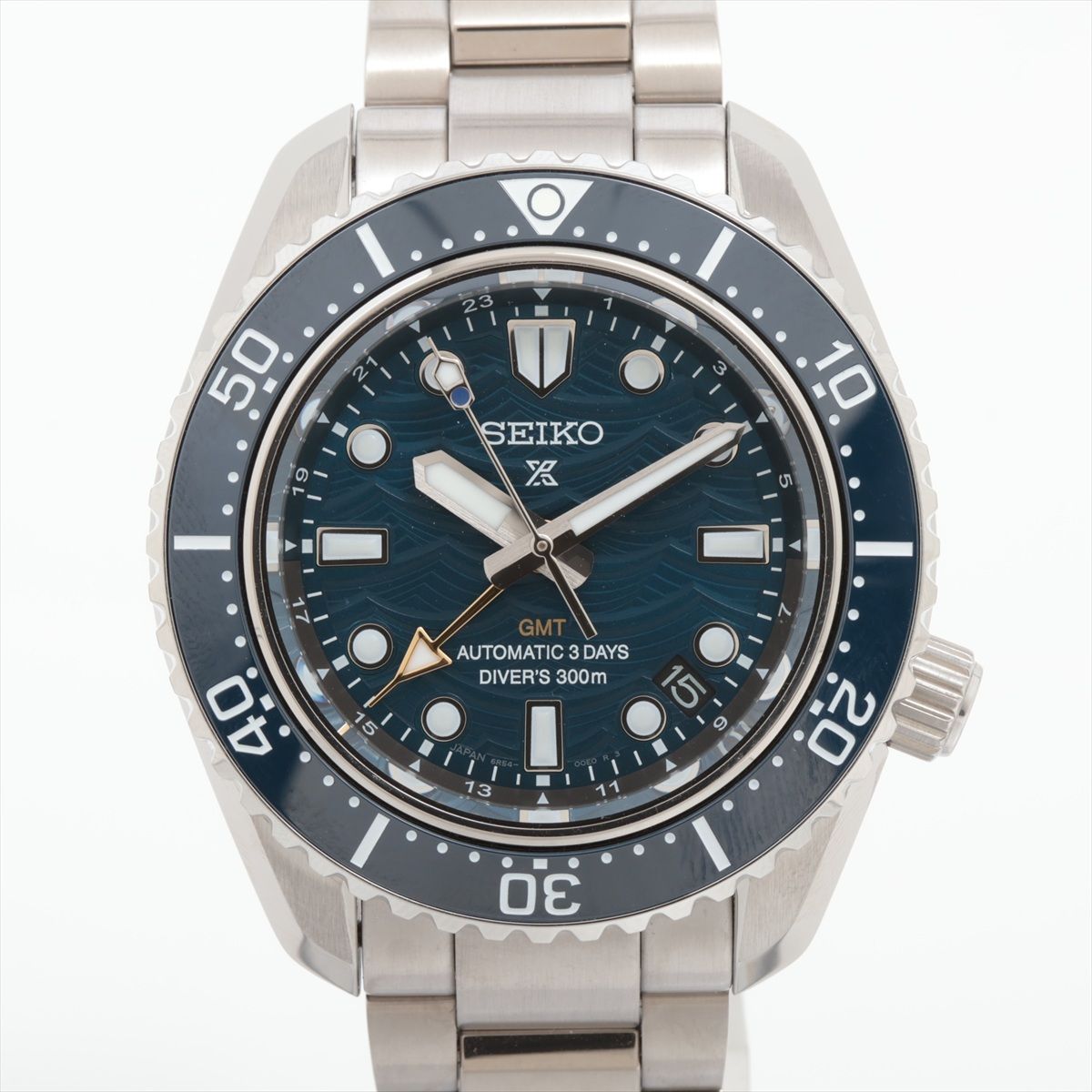 【中古】セイコー プロスペックス Diver Scuba ダイバーズ 1968 ヘリテージ GMT セイコーダイバーズウオッチ 60周年不死化 制限事項真似形 SBEJ027 SS SS AT 青碧文字記号盤 あまりごま5