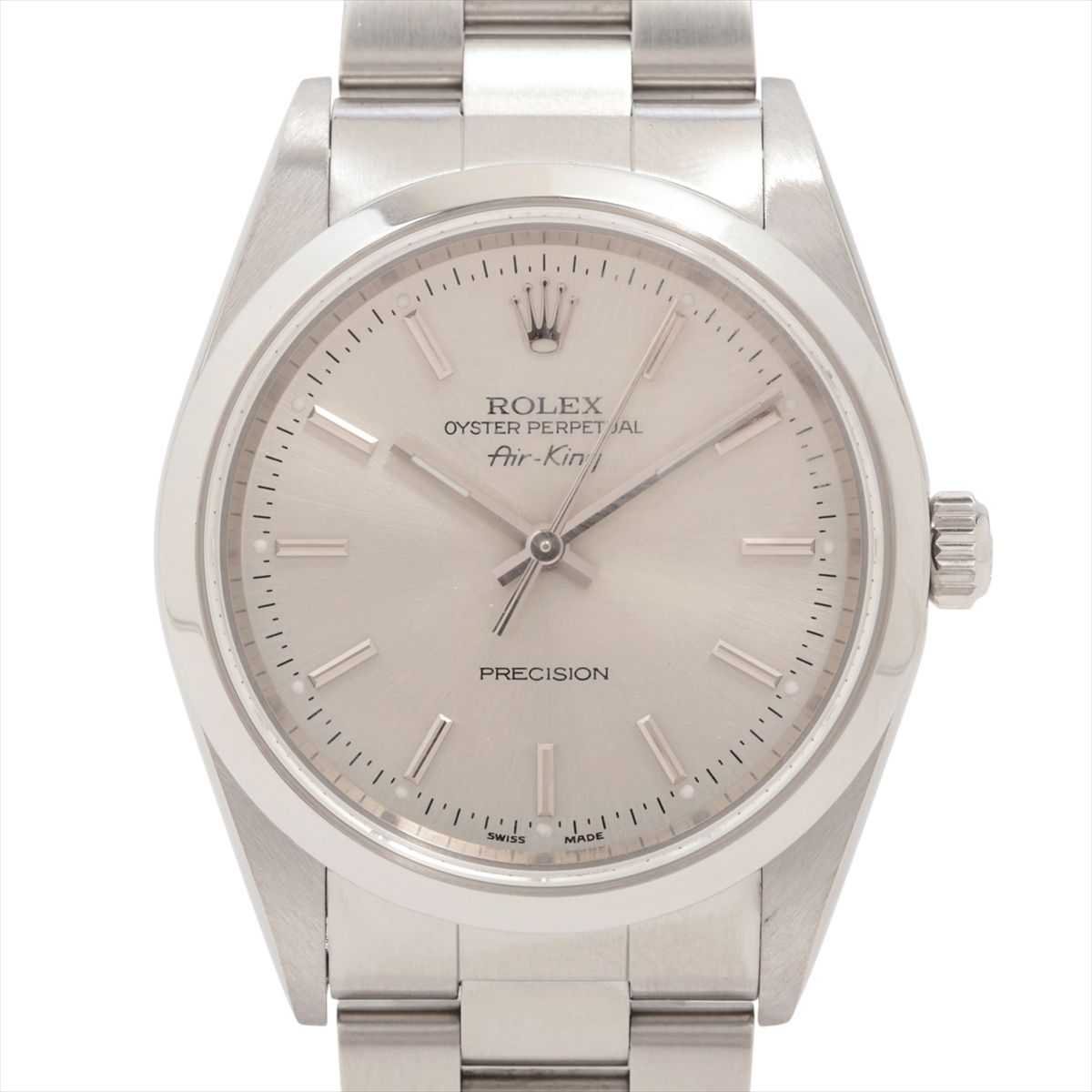 【中古】ロレックス エアキング 14000M SS SS AT シルバー文字盤|ALLU 店