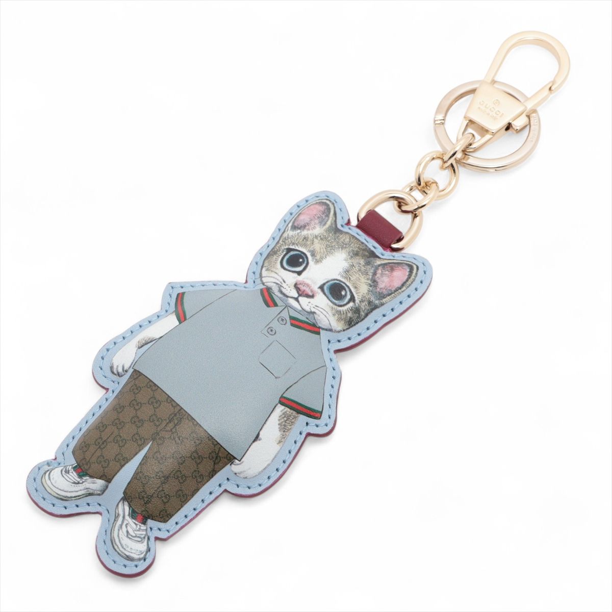【中古】グッチ×ヒグチユウコ 851742 BORIS ボリス 惹きつける PVC×なめし革 足懸かり輪っか 日本制限事項