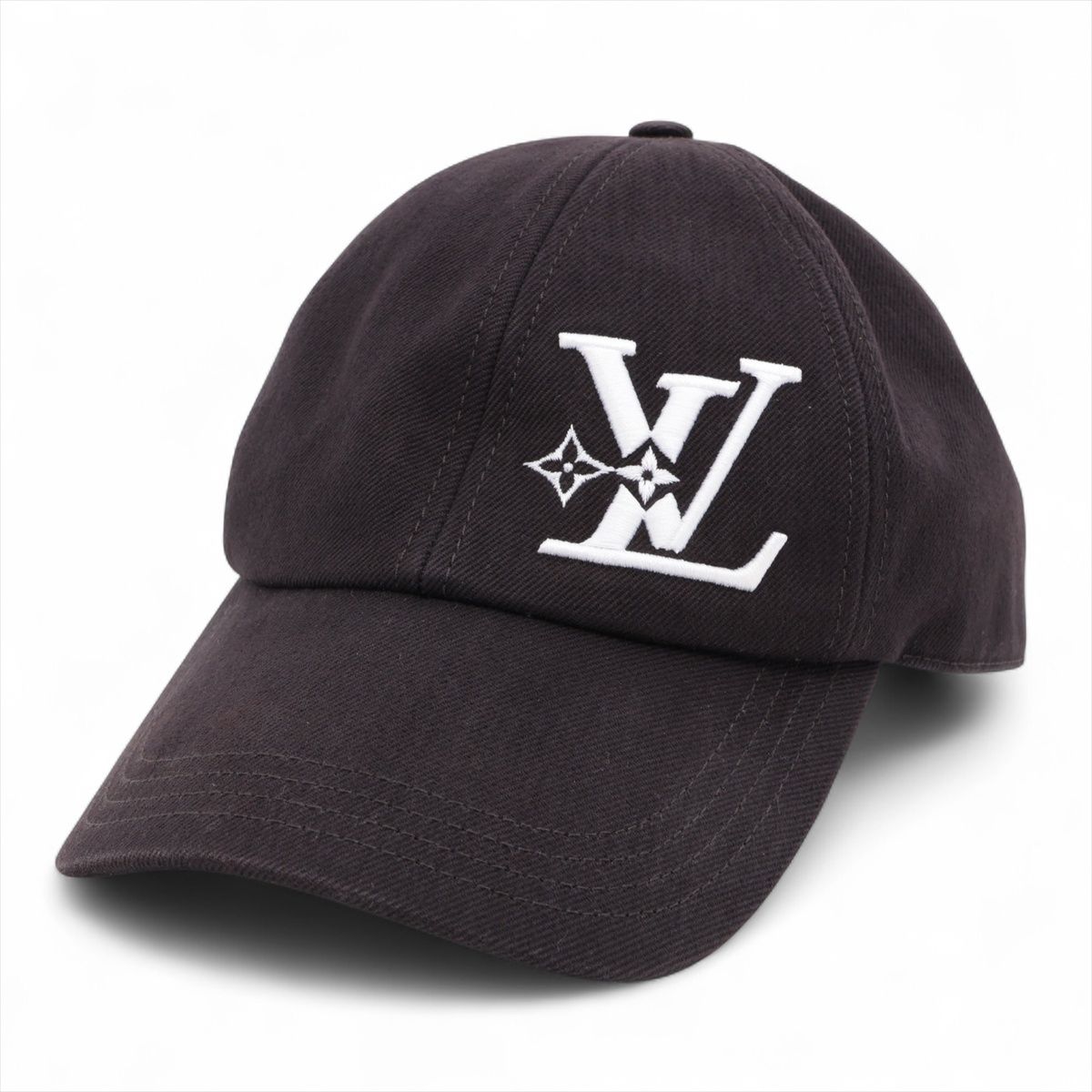 【中古】ヴィトン M7608L LV 打ちつける WA3274 旗がしら 綿織物 ノワール
