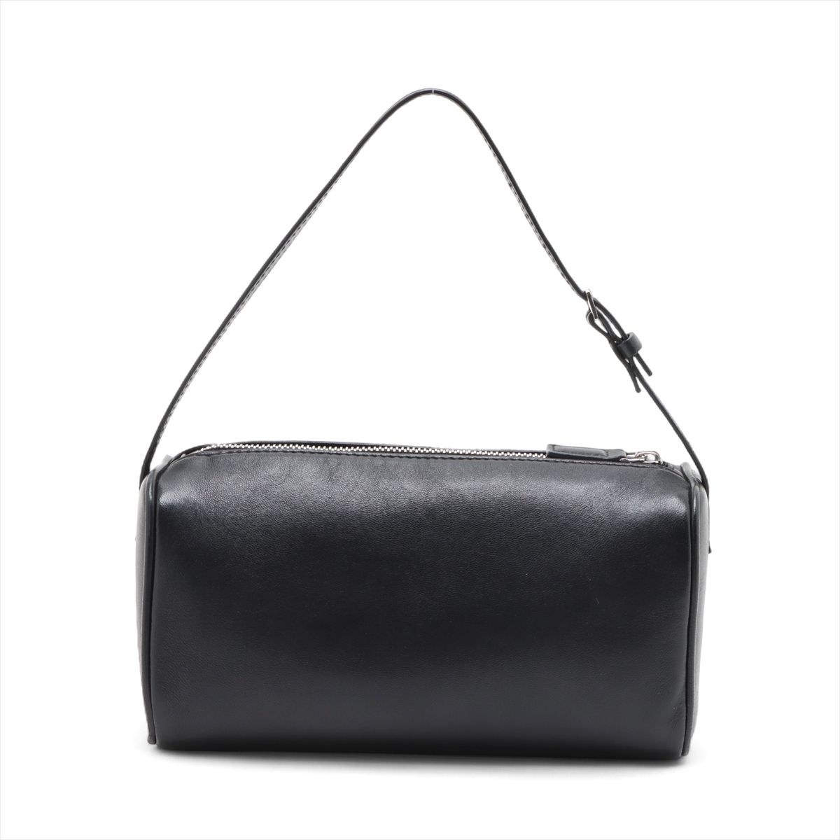 【中古】ザロウ 90\u0027s なめし革 ハンドバック 黒いこと