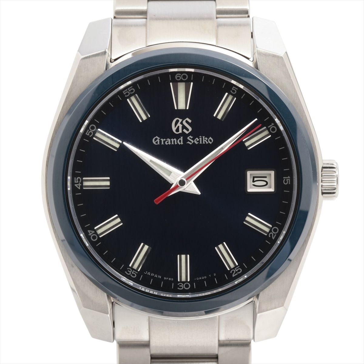 【中古】グランドセイコー ヘリテージコレクション 60周年記念モデル SBGP015 SS SS QZ ブルー文字盤 あまりごま1｜ALLU 店