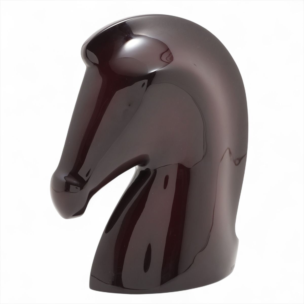 【中古】エルメス サマルカンド 導管 飾りつけ 漆白木 うす暗い赤銅色