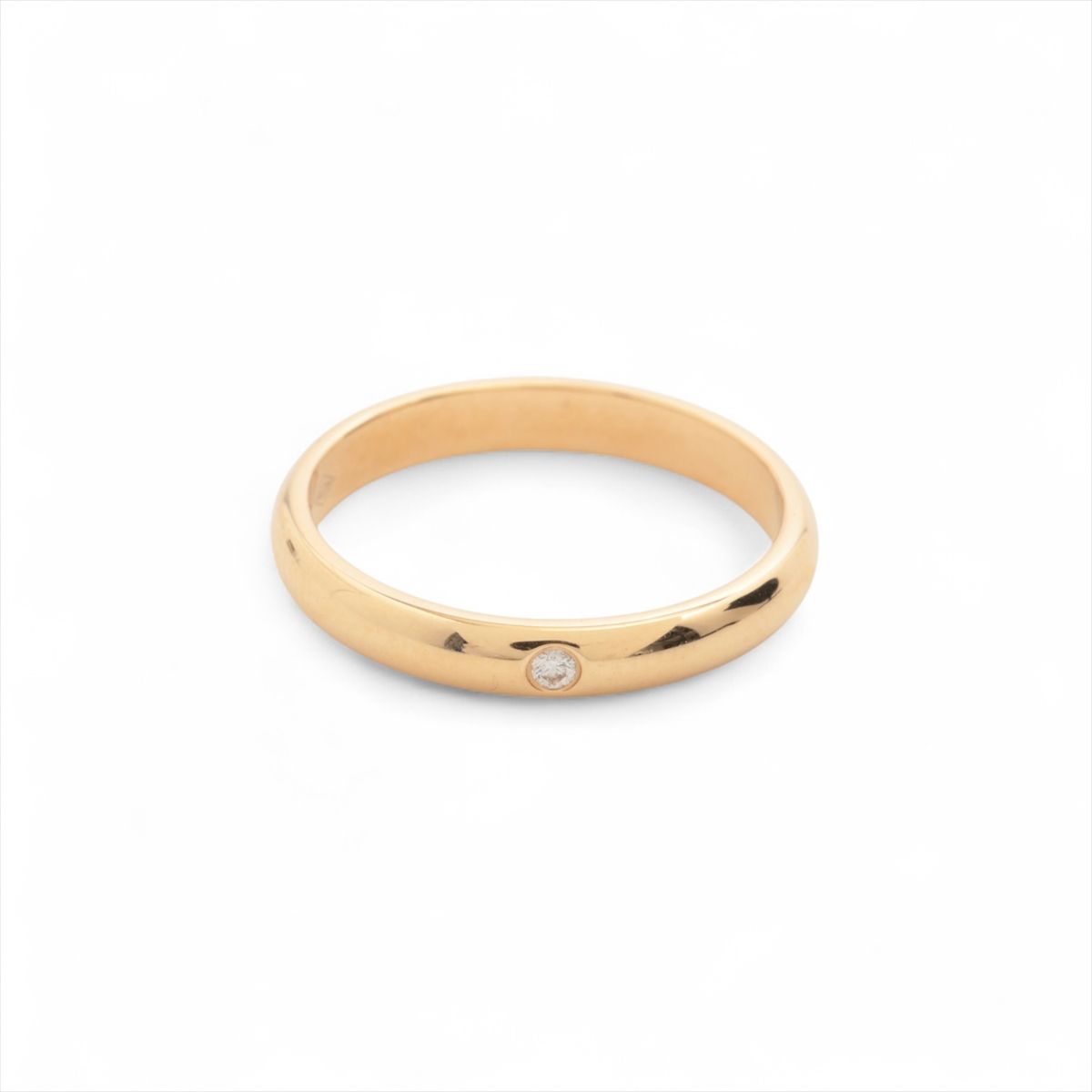 【中古】カルティエ 華燭の典 1P 金剛石 輪っか 750(YG) 2.0g 46