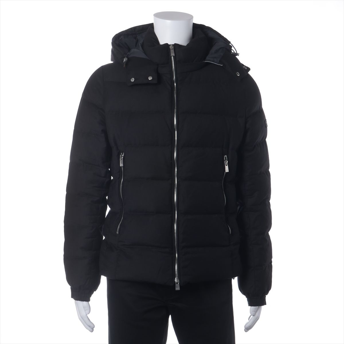 【中古】タトラス DOMIZIANO 23AW 羊毛 落ちこむ上衣 03 メンズ 黒いこと  MTRL23A4289-D ボンネット取りはずし可 穴あき 毛玉毛羽立ち 羽毛吹き出し有
