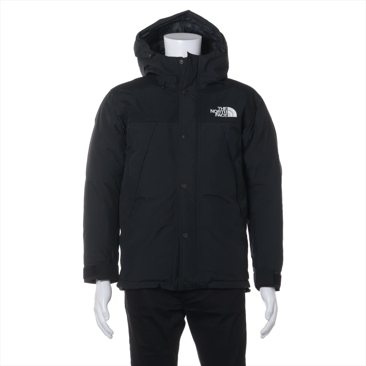 【中古】北の方人間の顔 ナイロン 落ちこむ上衣 S メンズ 黒いこと  ND91930 Mountain Down Jacket スレ有