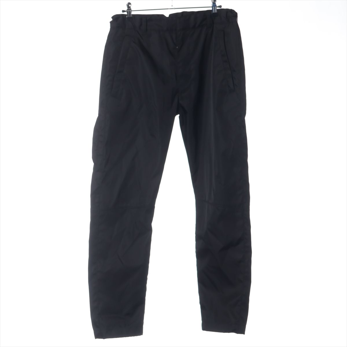 【中古】プラダ Re Nylon リ ナイロン 20年 ナイロン ズボン下 44 メンズ 黒いこと  SPH66 三角形ロゴタイプ