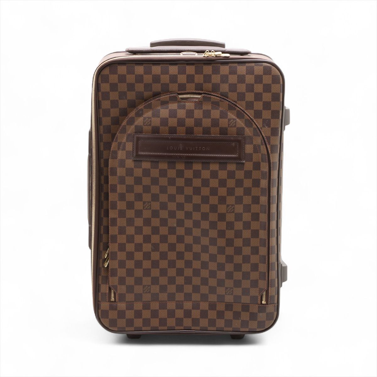 【中古】ヴィトン ダミエ ペ屁っ放り60 N23255 赤銅色