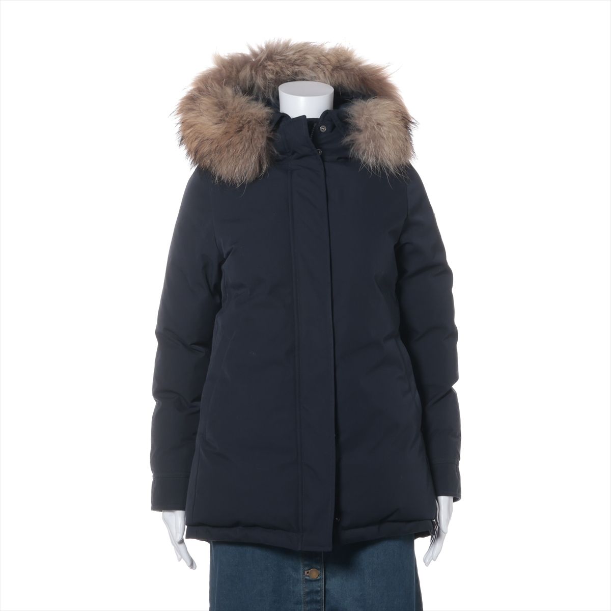 【中古】ピレネックス ポリエステル 落ち込む上衣 38 レディース 米国海軍  W19P1 BORDEAUX FUR 毛皮取りはらい可 スレ 首回転運動ヨゴレ ラメへばり着く 毛玉あり